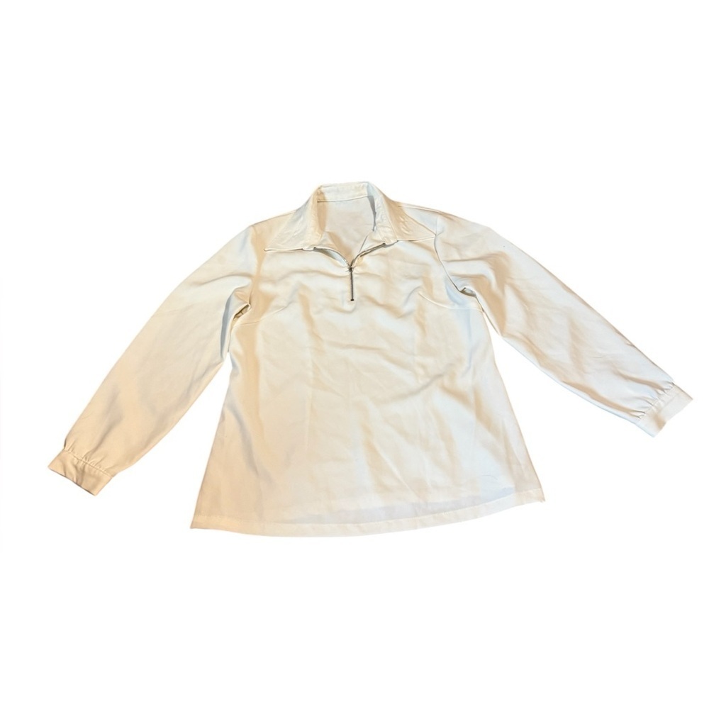 Vintage white collared shirt, medium - Picture 3 of 5